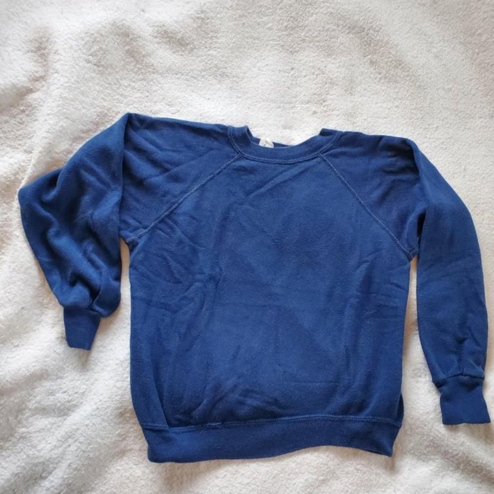 Vintage 1970's Top Flight Rainwear Sweatshirt, Sz M, RN 11666